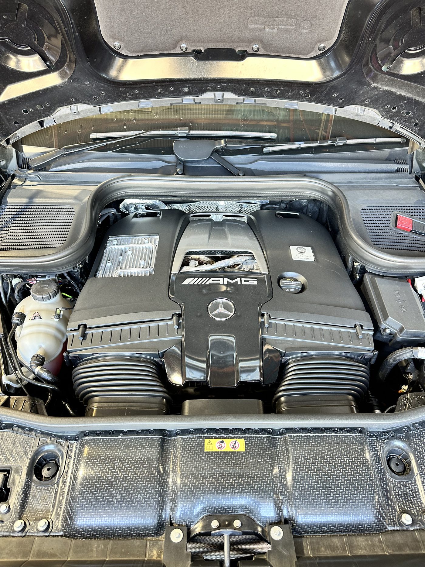 AMG V8 engine bay
