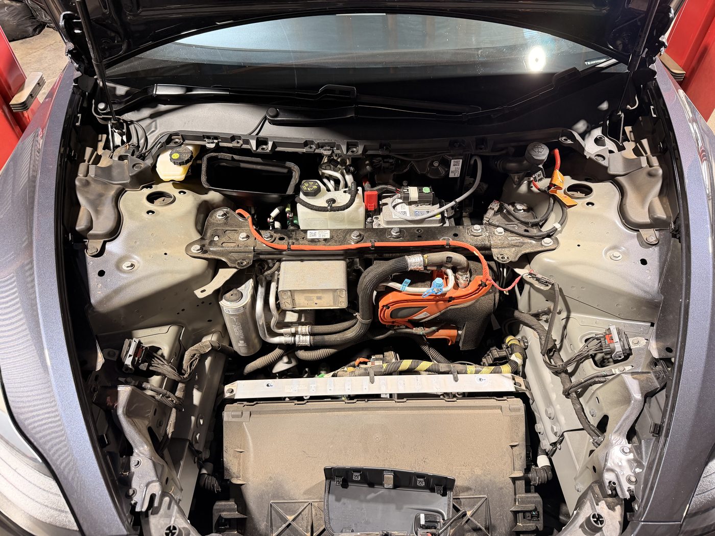 Hybrid vehicle high-voltage system